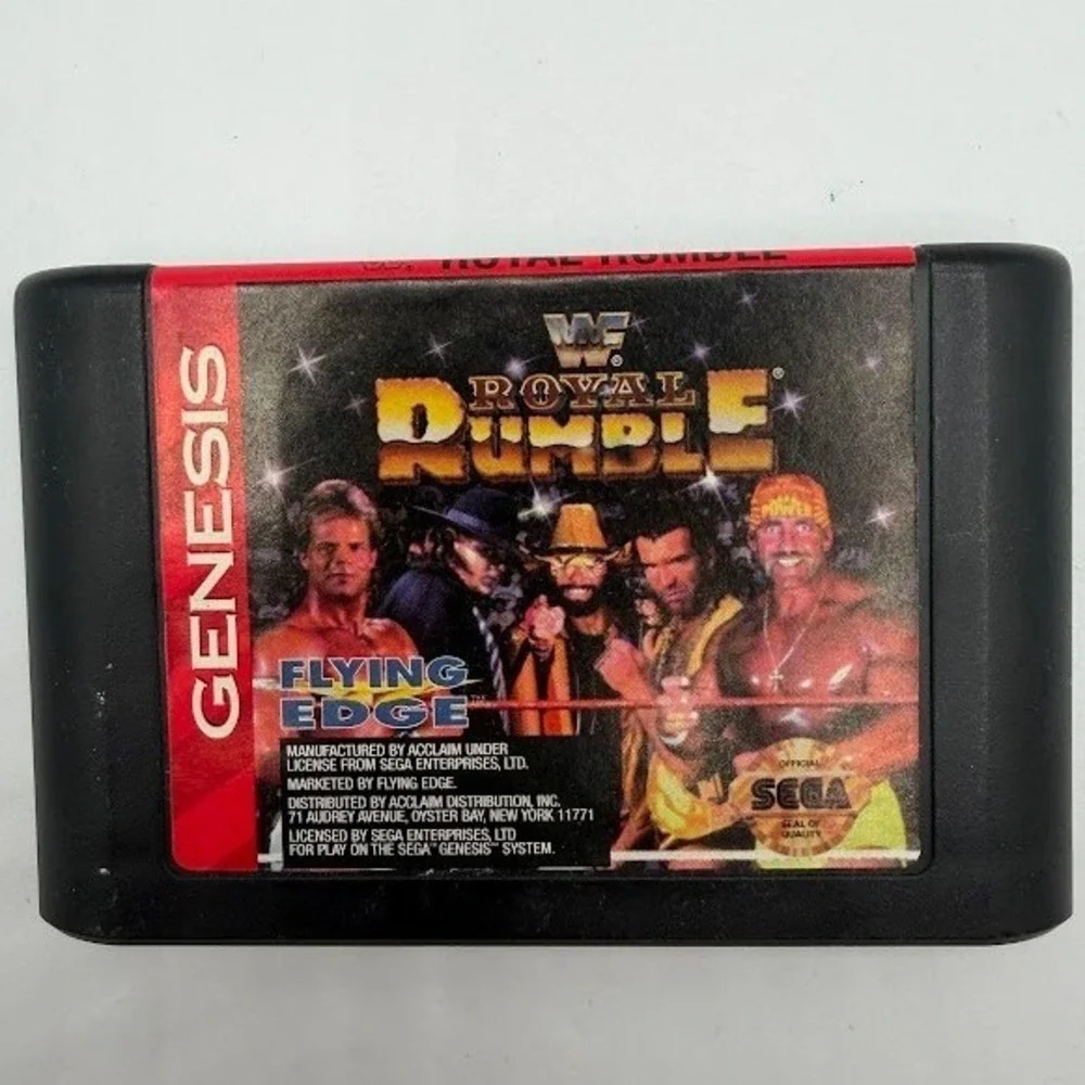 WWF Royal Rumble 1993 Flying Edge Sega‎ Genesis WWF Video Game Loose